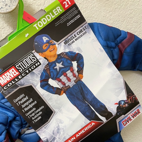 Captain America Costume size 2T - Picture 2 of 4